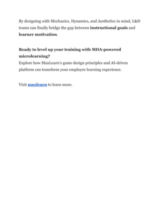 How the MDA Framework Enhances Microlearning Game Design.pdf