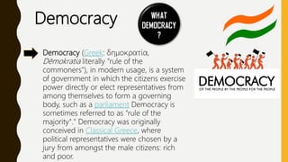How the political system works in india | PPTX