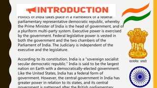 How the political system works in india | PPTX