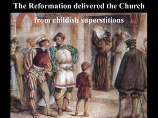 The Roman Catholic church,
before the Reformation,
taught its members to seek
spiritual benefit from
so-called relics of d...