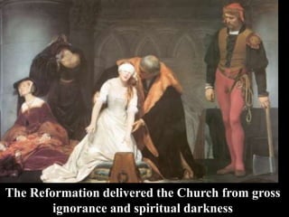 The church, before the
Reformation,
was a church without
the Bible.
And a church without a Bible
is as useless
as a lighth...