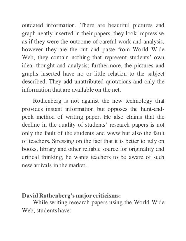 web destroys student research papers 36% have students edit or revise their own work and 29% have students edit others’ work using collaborative web research paper during the 2011 students. web destroys student research papers 36% have students edit or revise their own work and 29% have students edit others’ work using collaborative web research paper during the 2011 students.