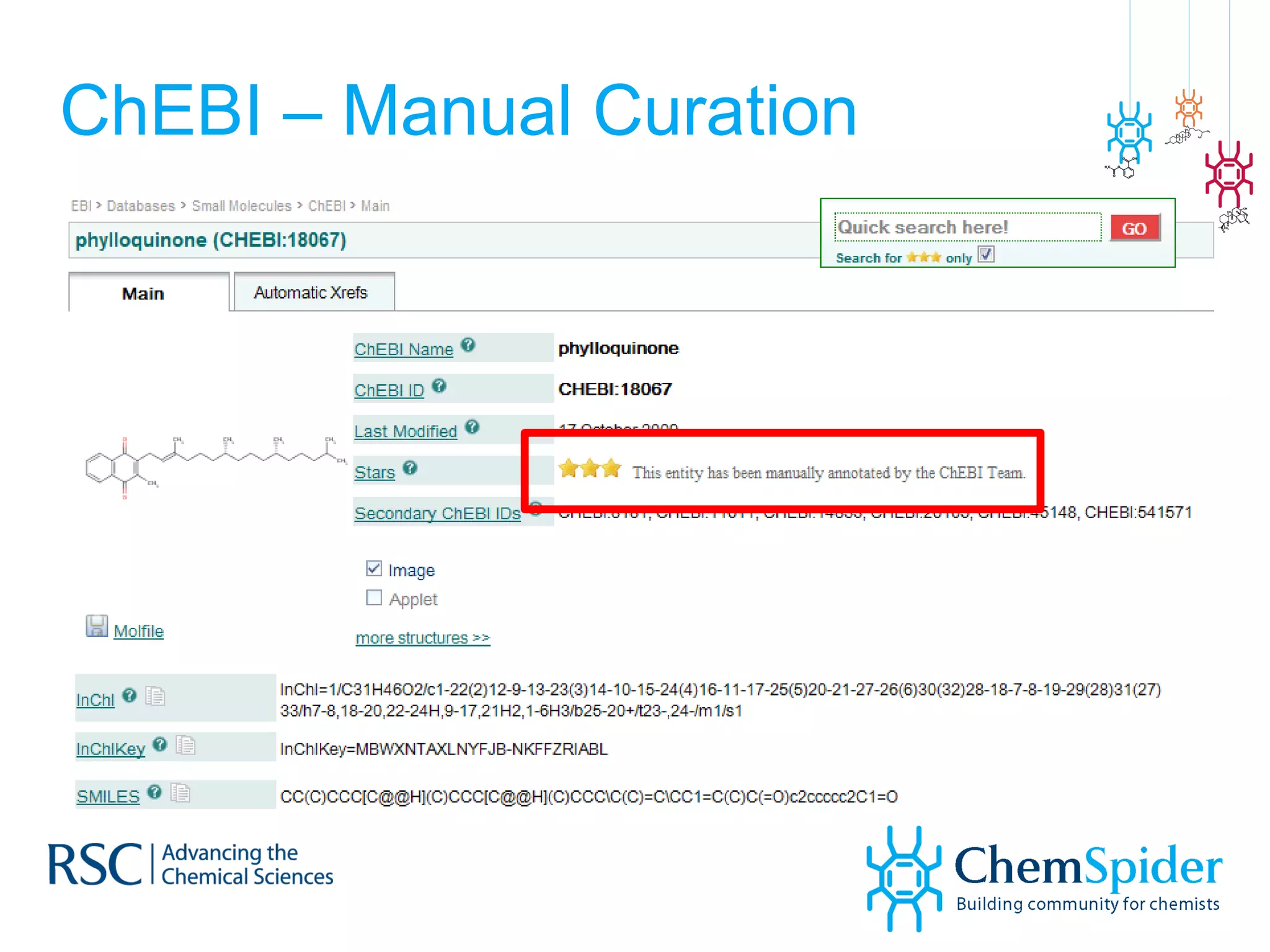 ChEBI – Manual Curation 