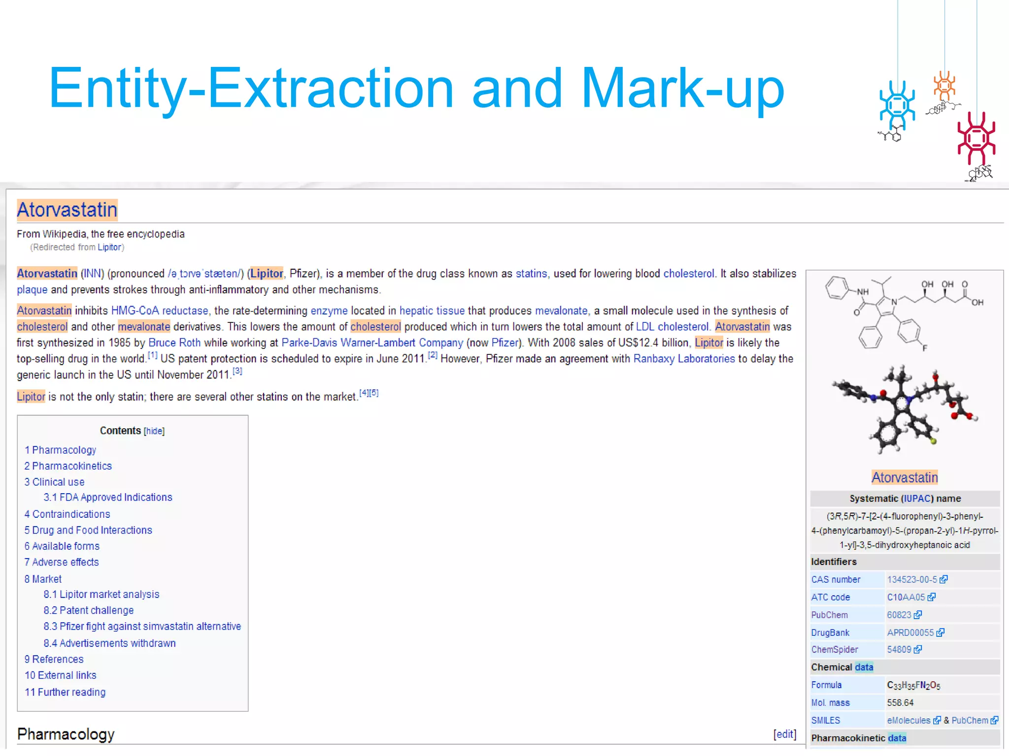 Entity-Extraction and Mark-up 