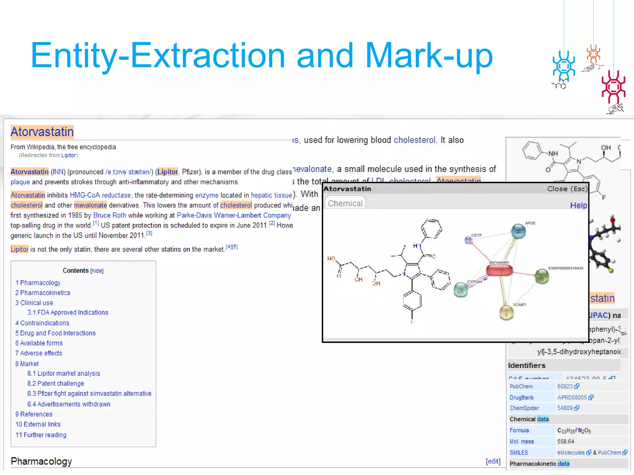 Entity-Extraction and Mark-up 