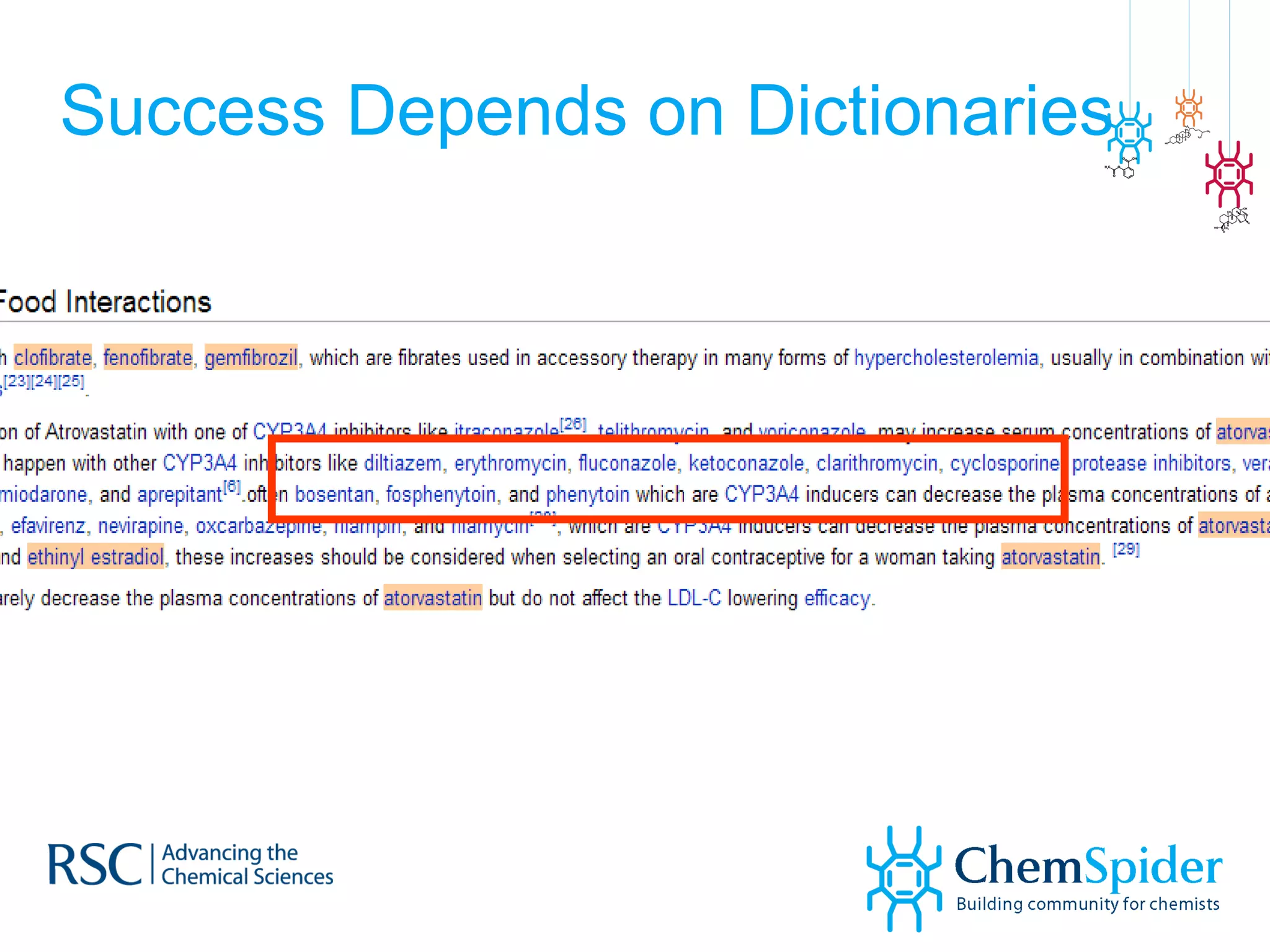Success Depends on Dictionaries 