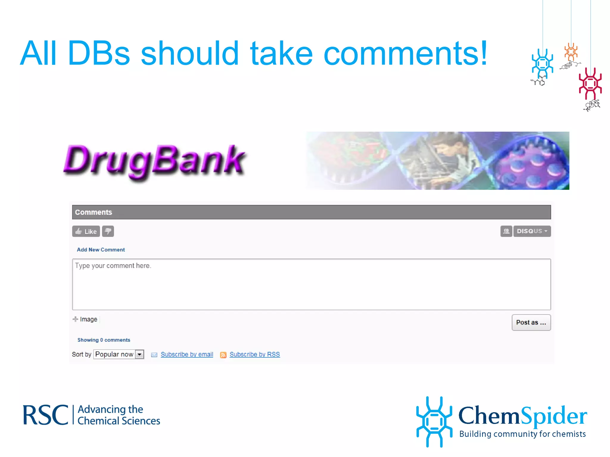 All DBs should take comments! 