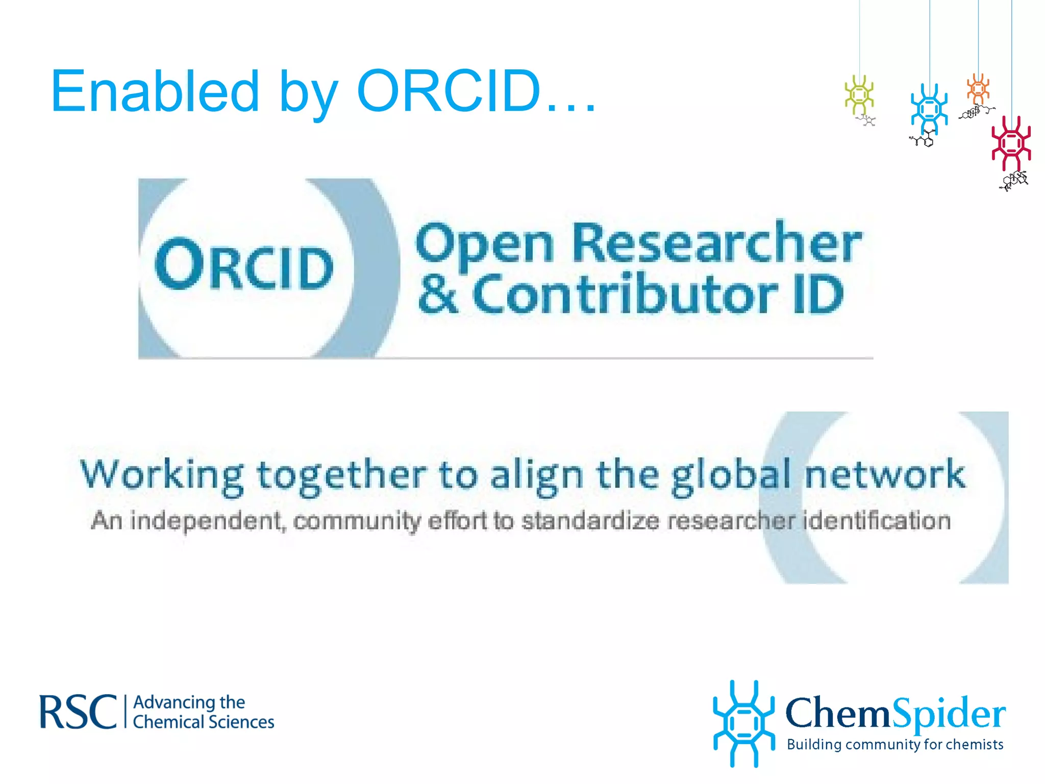 Enabled by ORCID… 