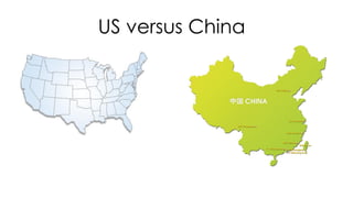 US versus China
 