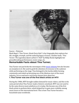 How Tina Turner defied the odds and redefined Stardom.pdf