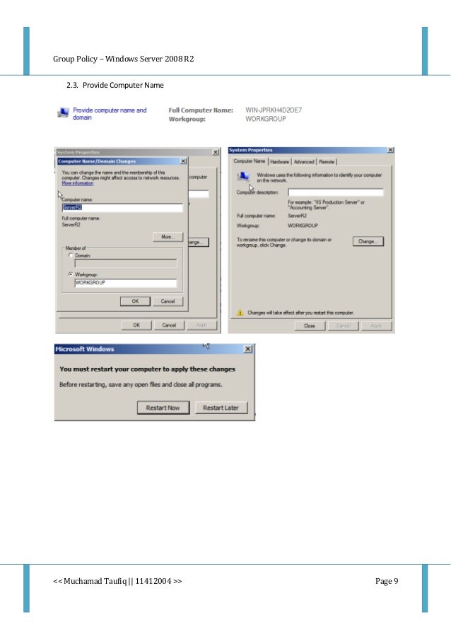 How To Add Group Policy In Windows 2008 R2 – ELACI