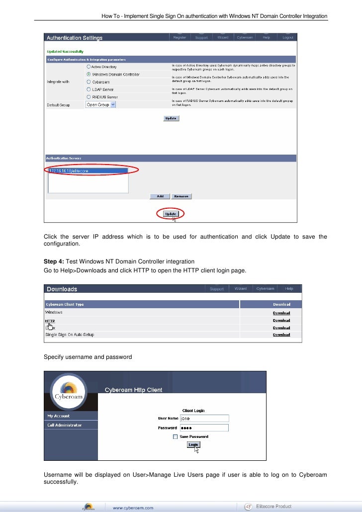 Single Sign On Authentication Windows 10 – IAZDR