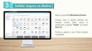 How to - Instalar fontes no Windows