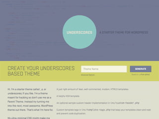 _s http://underscores.me/
 