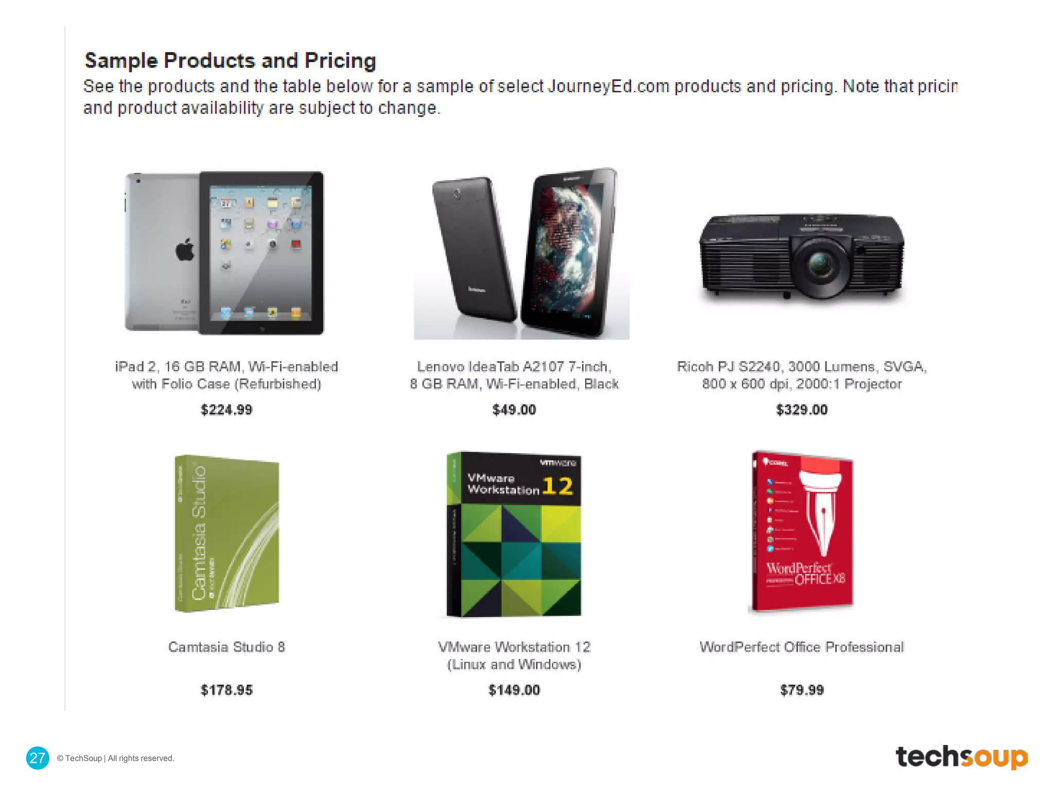 © TechSoup | All rights reserved.27
 