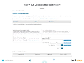 15 . © TechSoup Global | All rights reserved
View Your Donation Request History
 