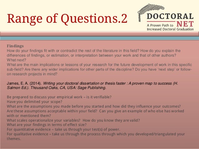 How to write a doctoral dissertation on path to success
