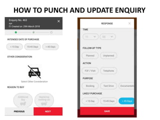 HOW TO PUNCH AND UPDATE ENQUIRY
 
