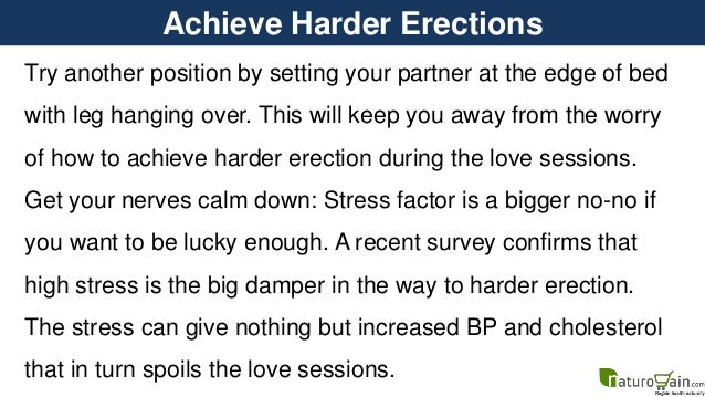 How To Get A Better Erection Naturally How To Get A Better Erection Naturally