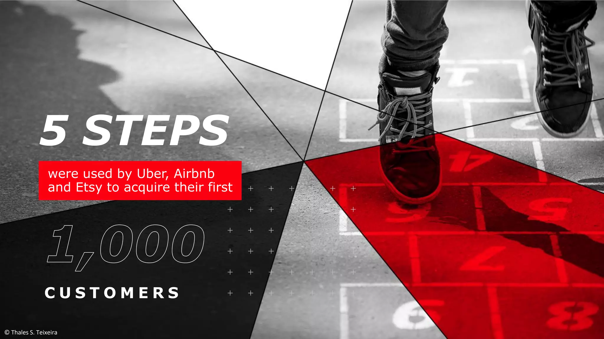 C U S T O M E R S
were used by Uber, Airbnb
and Etsy to acquire their first
5 STEPS
© Thales S. Teixeira
 