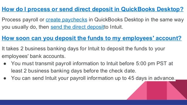 how to activate direct basic payroll deposit in quickbooks desktop banking information for direct deposit