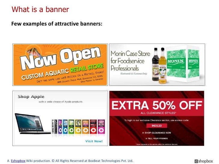 How To Add A Banner To Your Eshopbox Site