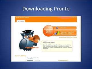 Downloading Pronto 