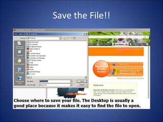 Save the File!! 