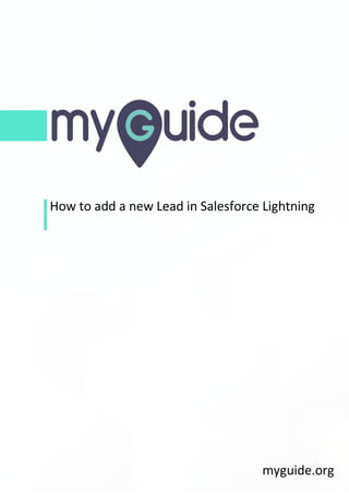 How To Add A New Lead In Salesforce Lightning | PDF