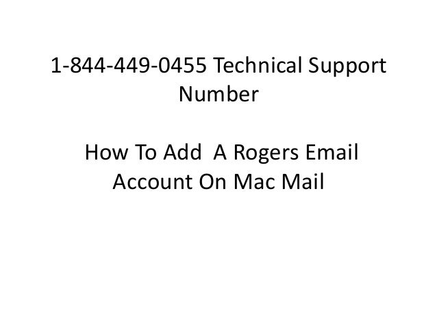 Rogers email for mac