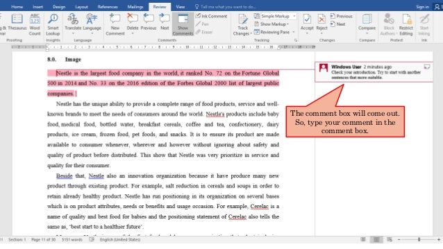 How To Add Comments In Word How To Add Comments In Word