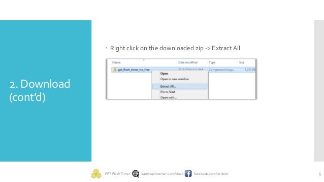 embed countdown timer in powerpoint slide