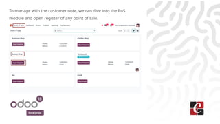 How to Add Customer Note in Odoo 18 POS - Odoo Slides | PPTX