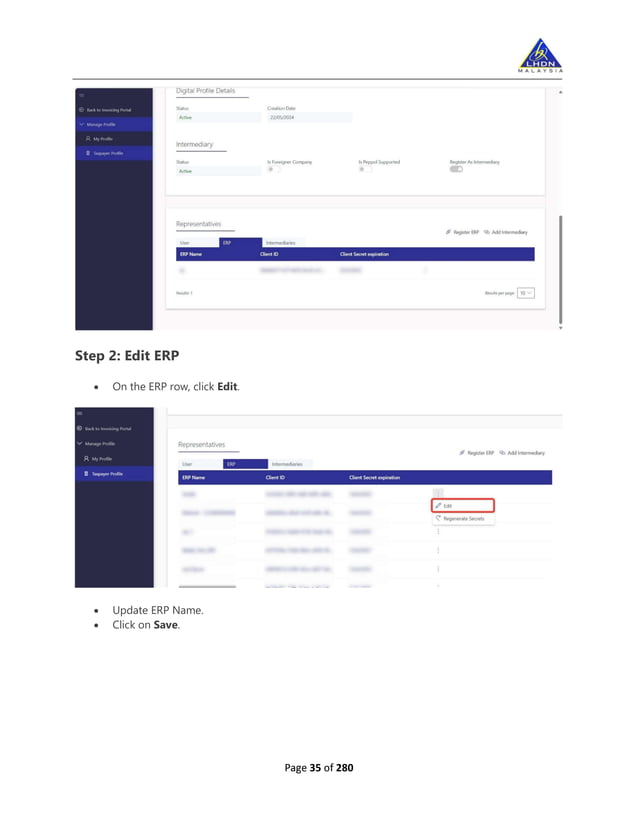 Access UBS LHDN - How to add intermediary | PDF | Internet | Computing