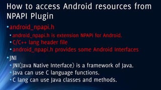 How to add nfc web api to android by using npapi