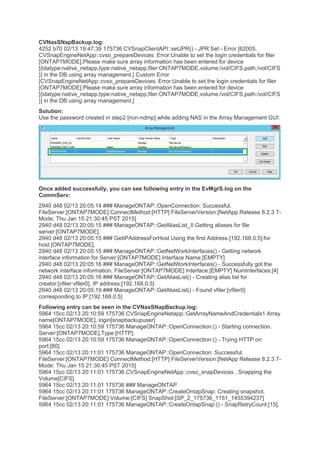 Netapp Account How to add non root user account to netapp for commvault | PDF