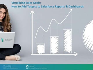 Visualizing Sales Goals:
How to Add Targets to Salesforce Reports & Dashboards
 