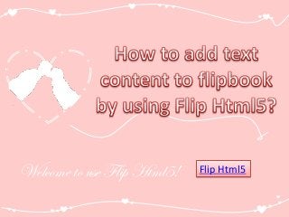 Welcome to use Flip Html5!

Flip Html5

 