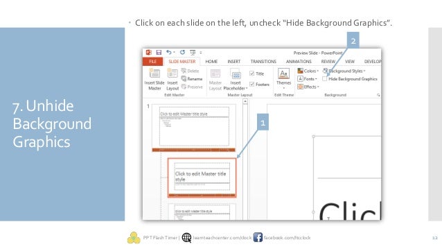 powerpoint countdown timer slide