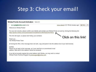 Step 3: Check your email!