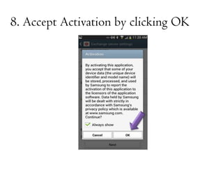 8. Accept Activation by clicking OK

 