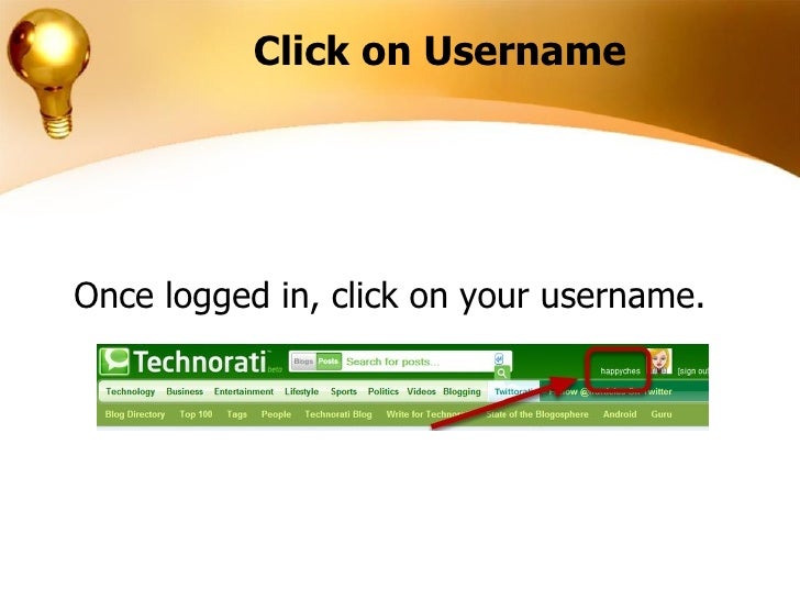 Add Squidoo lens to Technorati