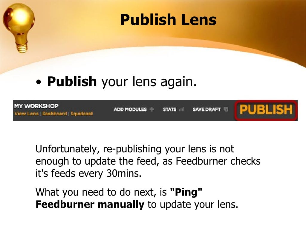 Add Squidoo lens to Technorati