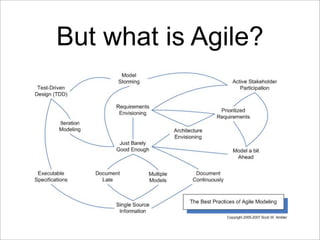 But what is Agile?
 