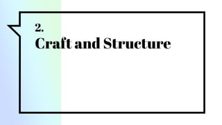 2.
Cra t and Structure
 
