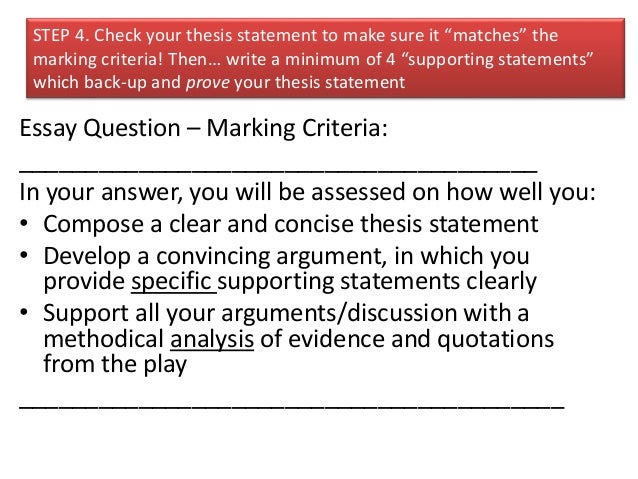 Sample Of Reflective Essay Step Check Your Thesis Statement Life Is Not Fair Essay also Essay Of Books How To Answer An Essay Question The Crucible Life Definition Essay
