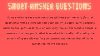 Breaking down an exam question | PDF