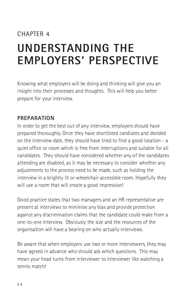 organisation interview questions