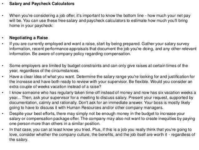 what are your compensation requirements