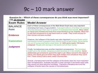 How To Answer Ocr S Gcse Modern World History Paper 1 Questions